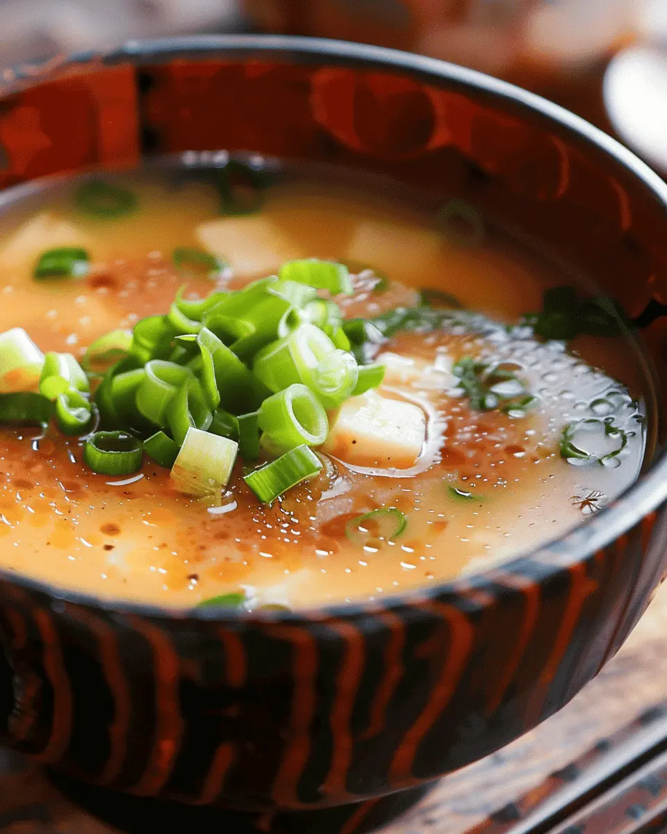 Authentic Homemade Miso Soup: A Warm Hug in a Bowl