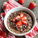 Cocoa Strawberry Oatmeal