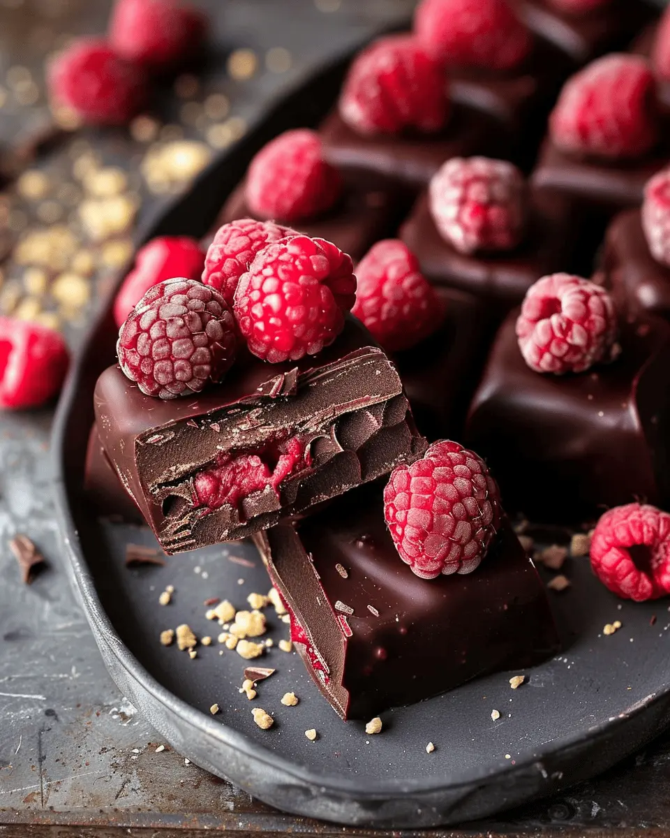 Dark Chocolate Raspberry Lovers Delight: Easy Indulgent Treats