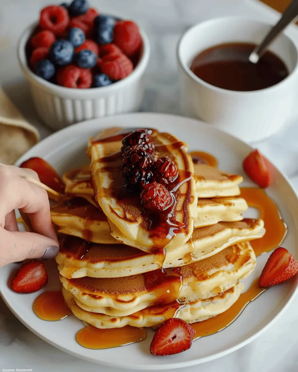 Pancake Dipper Snack Plate: Easy and Indulgent for All Ages