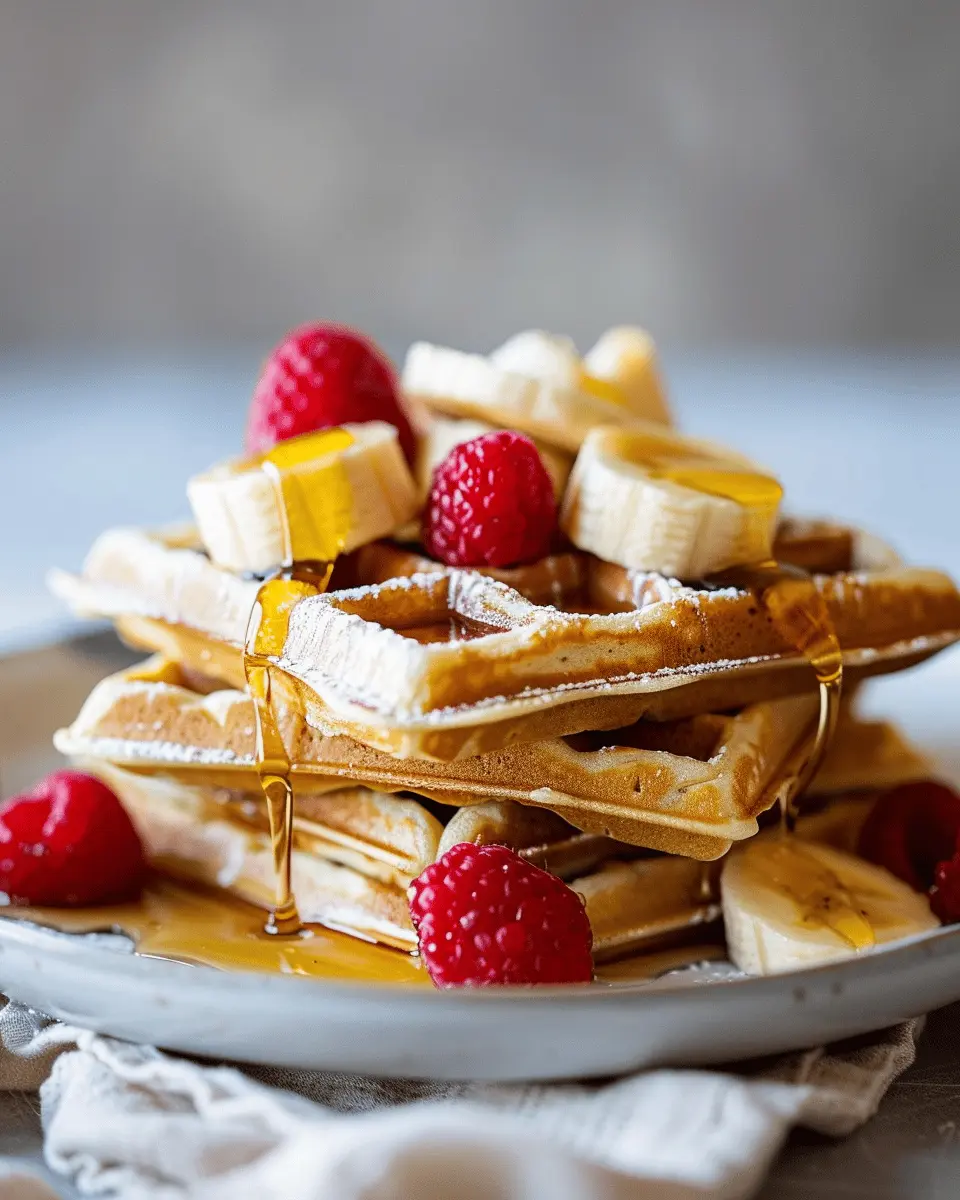 Waffle with Banana and Honey: The Best Breakfast Treat for You
