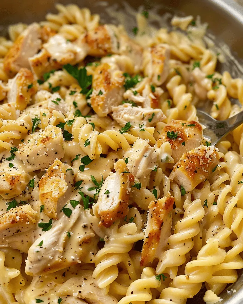 Tasty Creamy Garlic Parmesan Chicken Pasta: A Delightful Twist