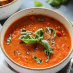 Roasted Tomato Basil Soup