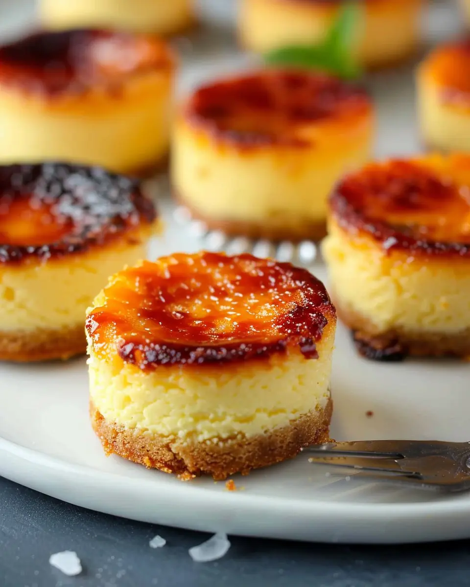 Mini Crème Brûlée Cheesecakes: Indulgent Delight for Home Chefs