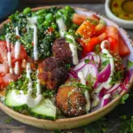 Loaded Mediterranean Falafel Bowl