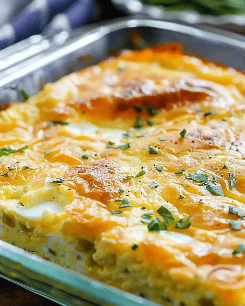 Green Chile Egg Casserole: Easy Turkey Bacon & Chicken Ham Delight