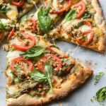 Easy Vegan Pesto Pizza