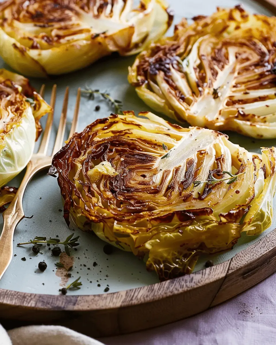 Roasted Cabbage Steaks: Easy and Deliciously Savory Delight
