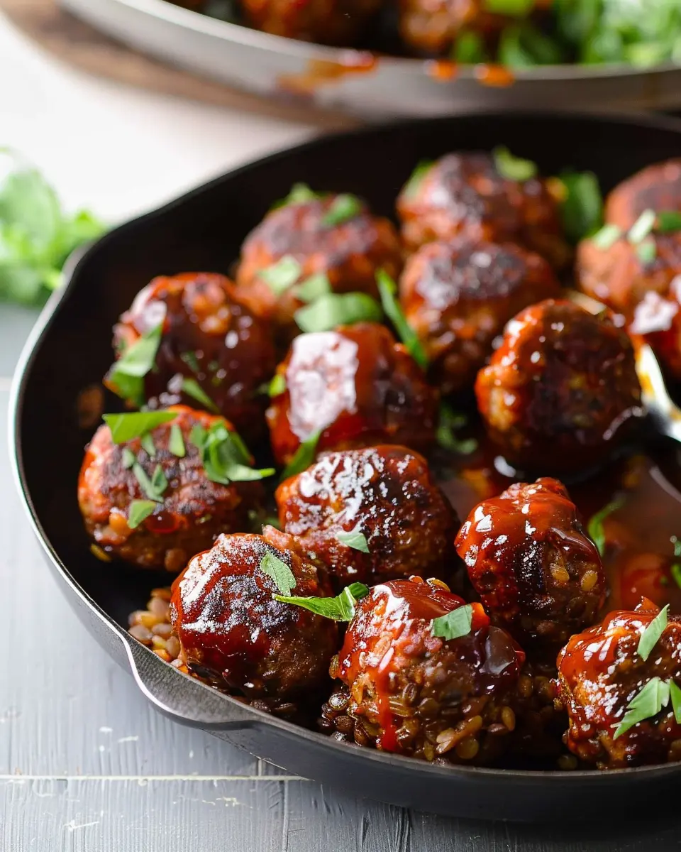 BBQ lentil meatballs: Easy Plant-Based Delight for Everyone