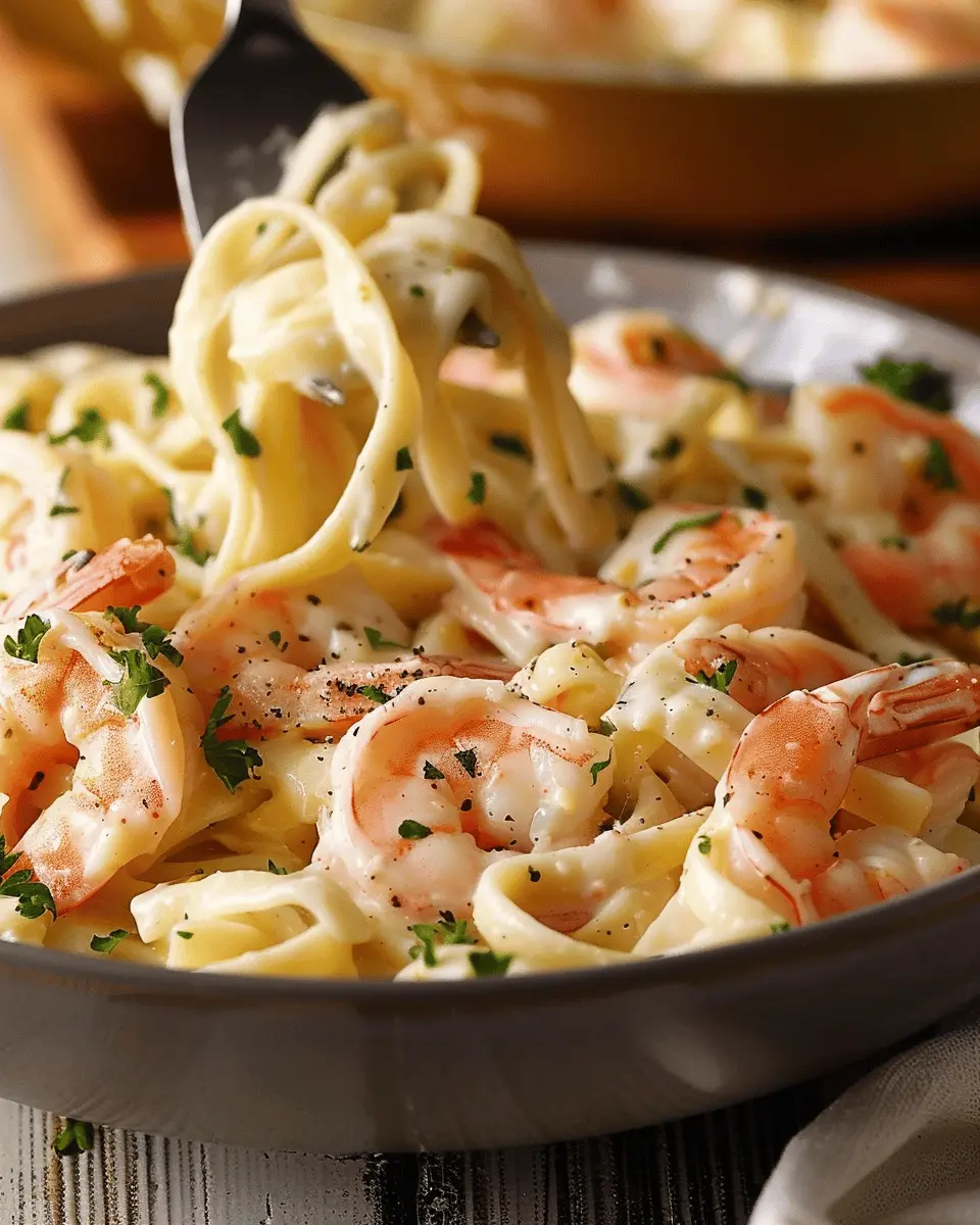 Shrimp Alfredo: Indulgent Recipe with Turkey Bacon Twist