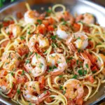 Mediterranean Shrimp Linguine