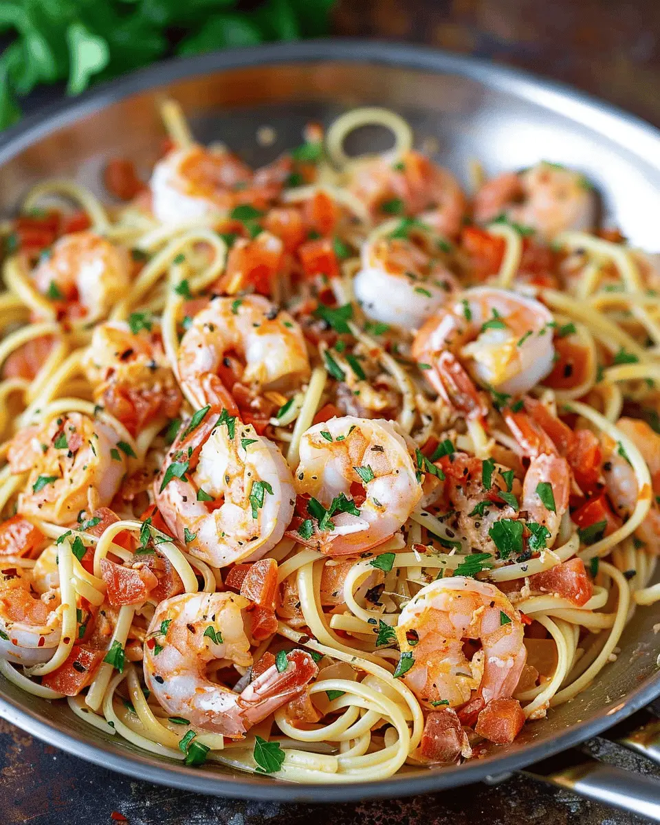 Mediterranean Shrimp Linguine: A Fresh and Easy Delight