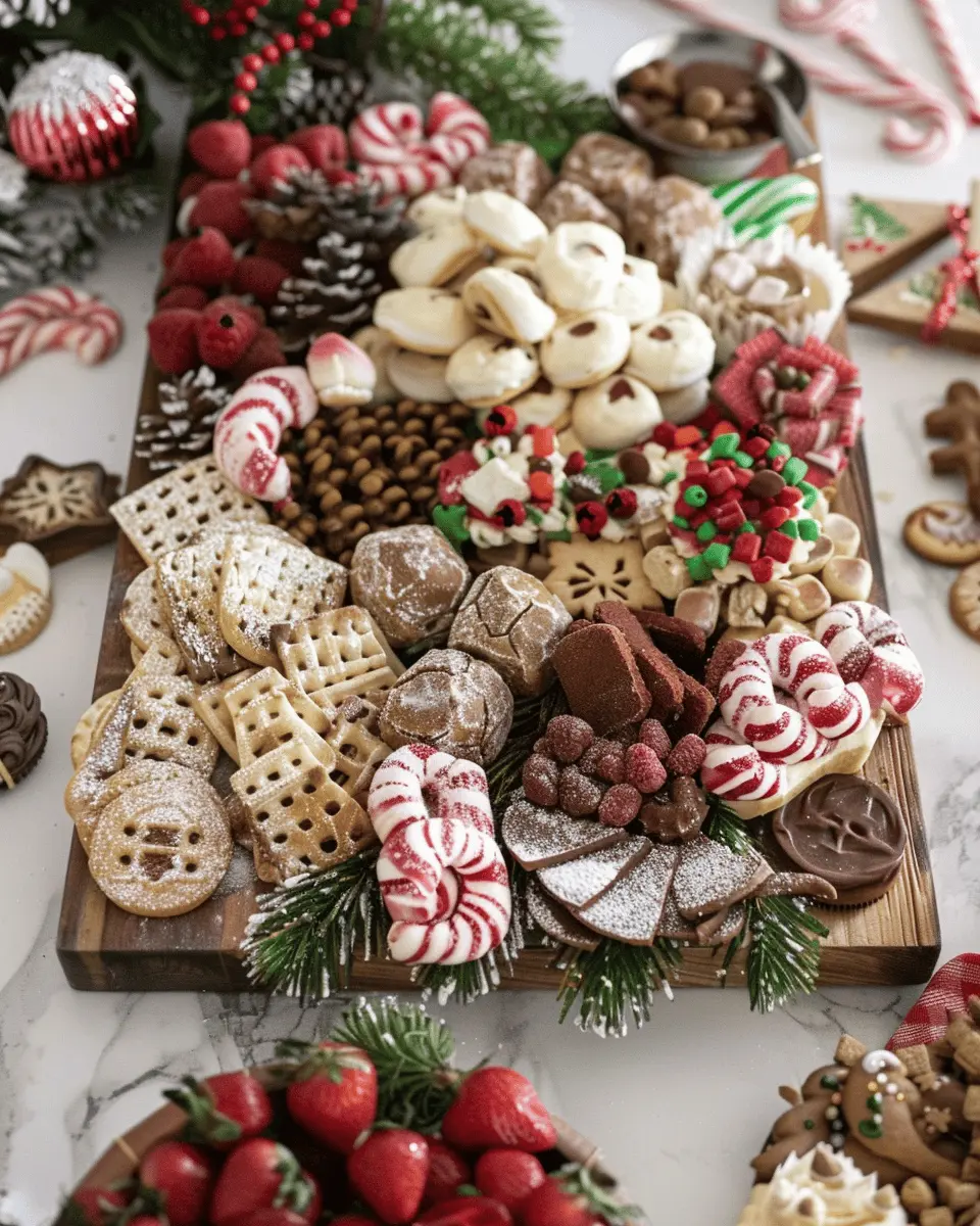 Holiday Dessert Charcuterie Board: A Sweet and Indulgent Treat