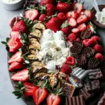 Strawberries & Cream Dessert Charcuterie Board