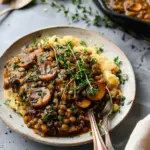 Vegan Lentil Mushroom Stew
