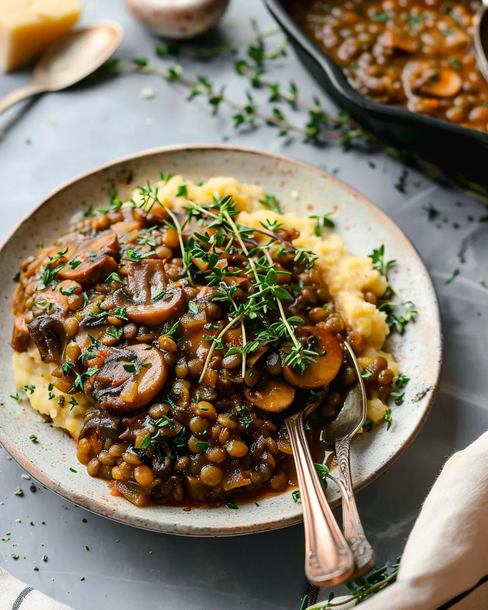 Vegan Lentil Mushroom Stew: A Hearty, Comforting Delight