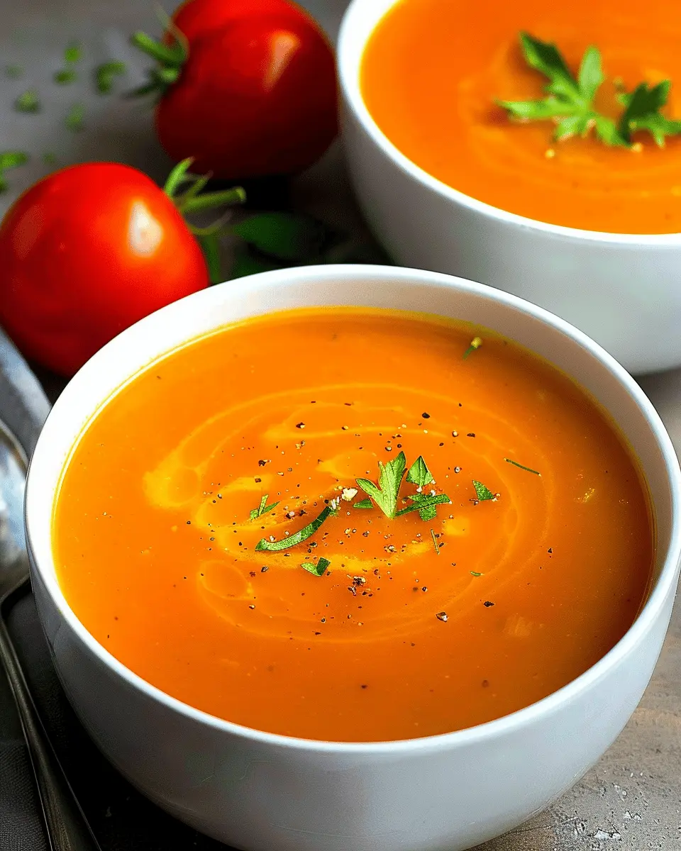 Tomato and Carrot Soup: A Cozy Bowl of Healthy Comfort