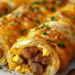 Easy Sausage Egg & Cheese Roll-Ups for Breakfast Bliss
