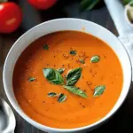 Tomato Soup with Coconut Milk and Lemongrass