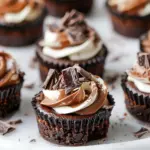 Mini Chocolate Cheesecake Bites