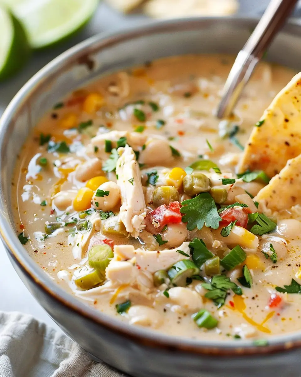 Savory Crockpot White Chicken Chili Soup: A Cozy Delight for All