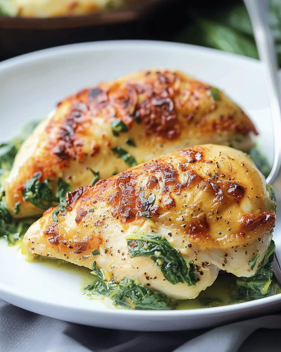 Chicken with Spinach Sauce: A Quick and Delicious Dinner Delight