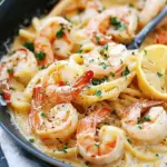 Creamy Parmesan Shrimp Pasta