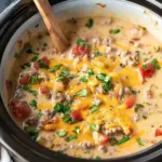 Easy Crockpot Cheeseburger Soup Recipe for Cozy Nights