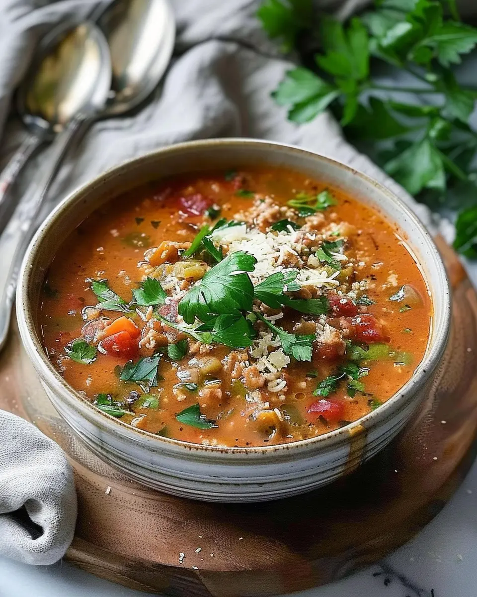 High Protein Stuffed Pepper Soup: A Cozy, Guilt-Free Delight