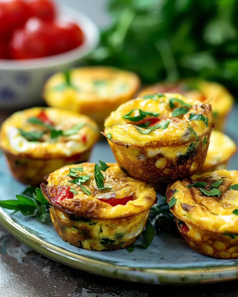 Mediterranean Egg Muffins: Easy Turkey Bacon & Chicken Ham Delight