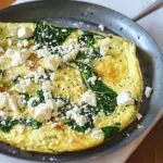 Spinach and Feta Omelette