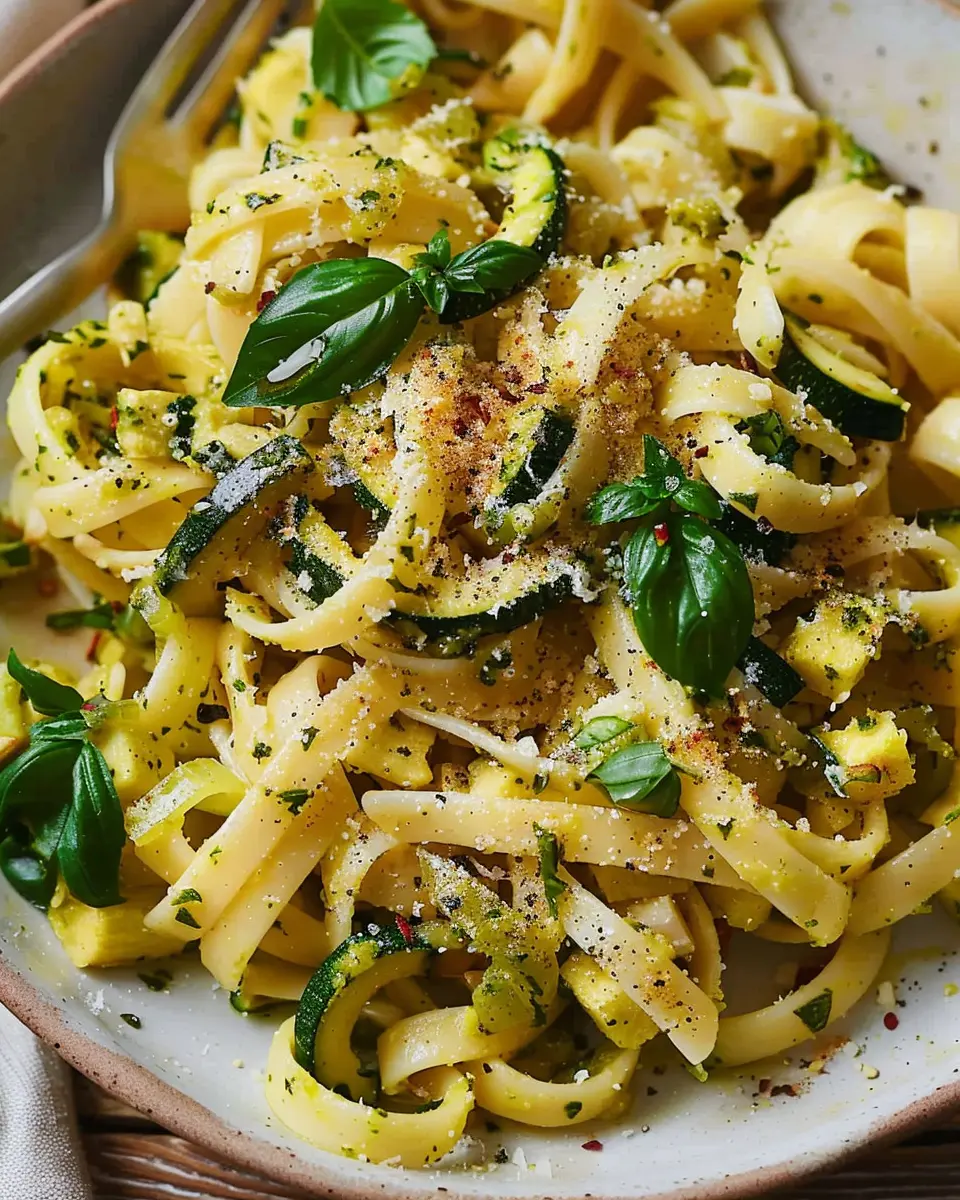 Pasta with Zucchini: A Deliciously Easy Weeknight Recipe