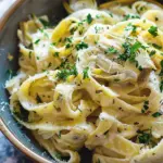 Pasta with artichokes