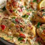 Creamy Pepperoncini Chicken Skillet
