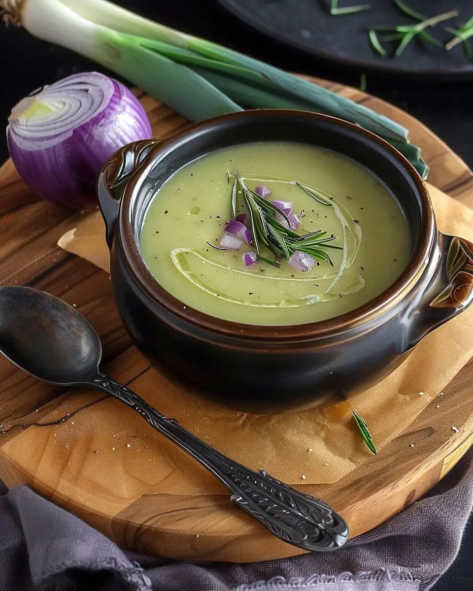 Simple Leek and Red Onion Soup: A Healthy, Cozy Delight