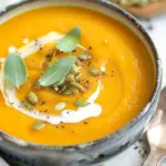 Butternut Squash and Leek Soup