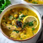 Persian Lemon Chicken Soup