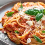 Tomato Pasta Sauce with Cream cheese