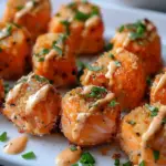 Crispy Bang Bang Salmon Bites