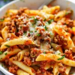 Ground Beef Pasta Recipe in Tomato Sauce – Beef Ragu Pasta Recipe
