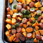 Honey Garlic Sausage Sweet Potatoes