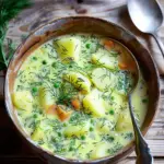 Polish Dill Soup with Potatoes