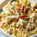 Creamy Chicken Bacon Ranch Pasta