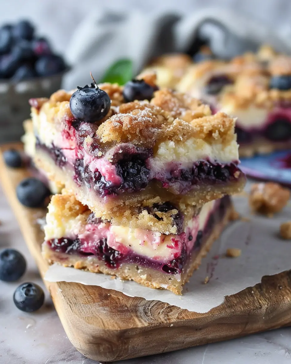 Blueberry Cream Cheese Bars: Easy Indulgence to Satisfy Cravings