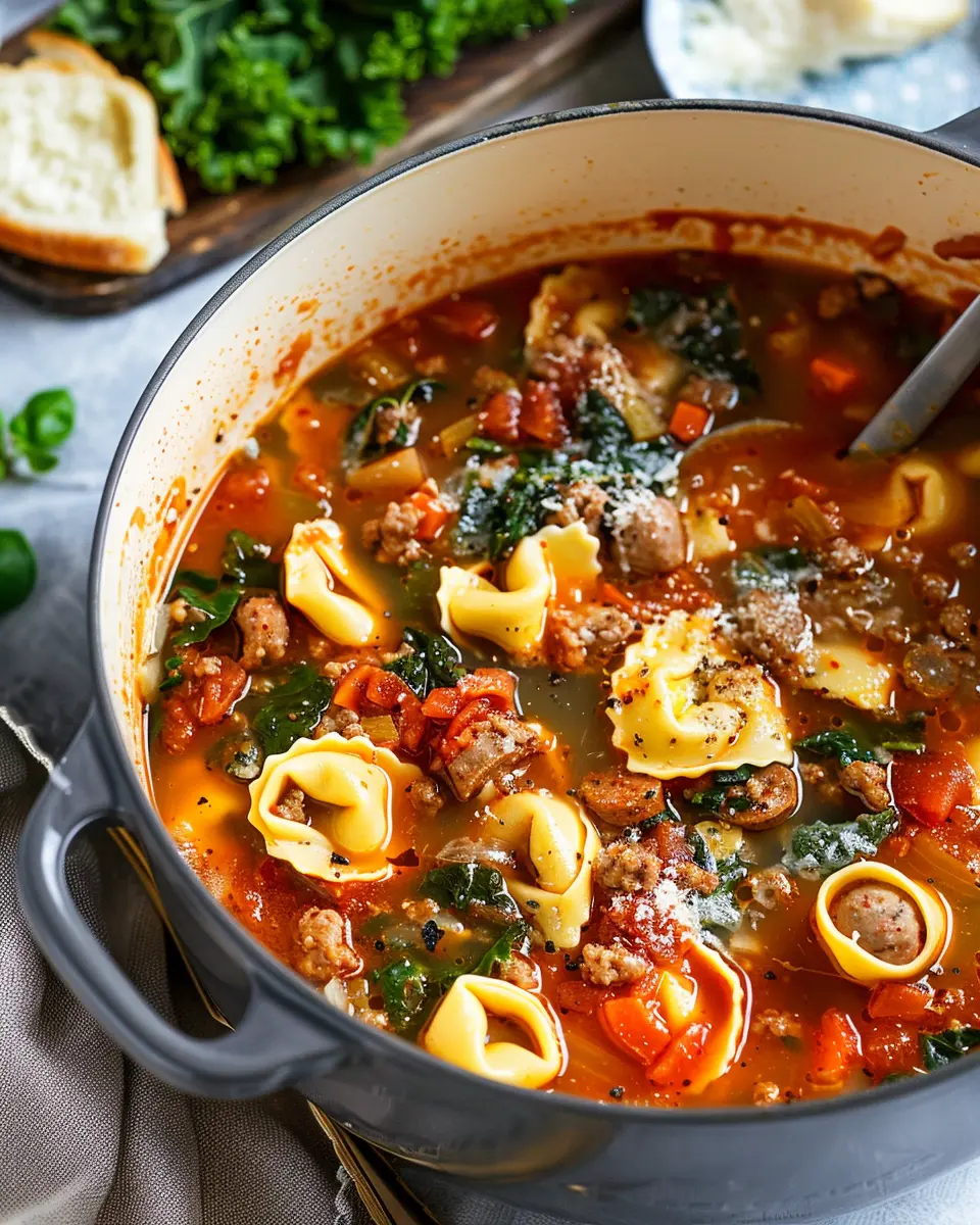 Italian Sausage Tortellini Soup: A Cozy, Flavorful Delight