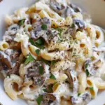 Creamy Mushroom Ricotta Pasta