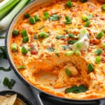 Quick Stovetop Buffalo Chicken Dip