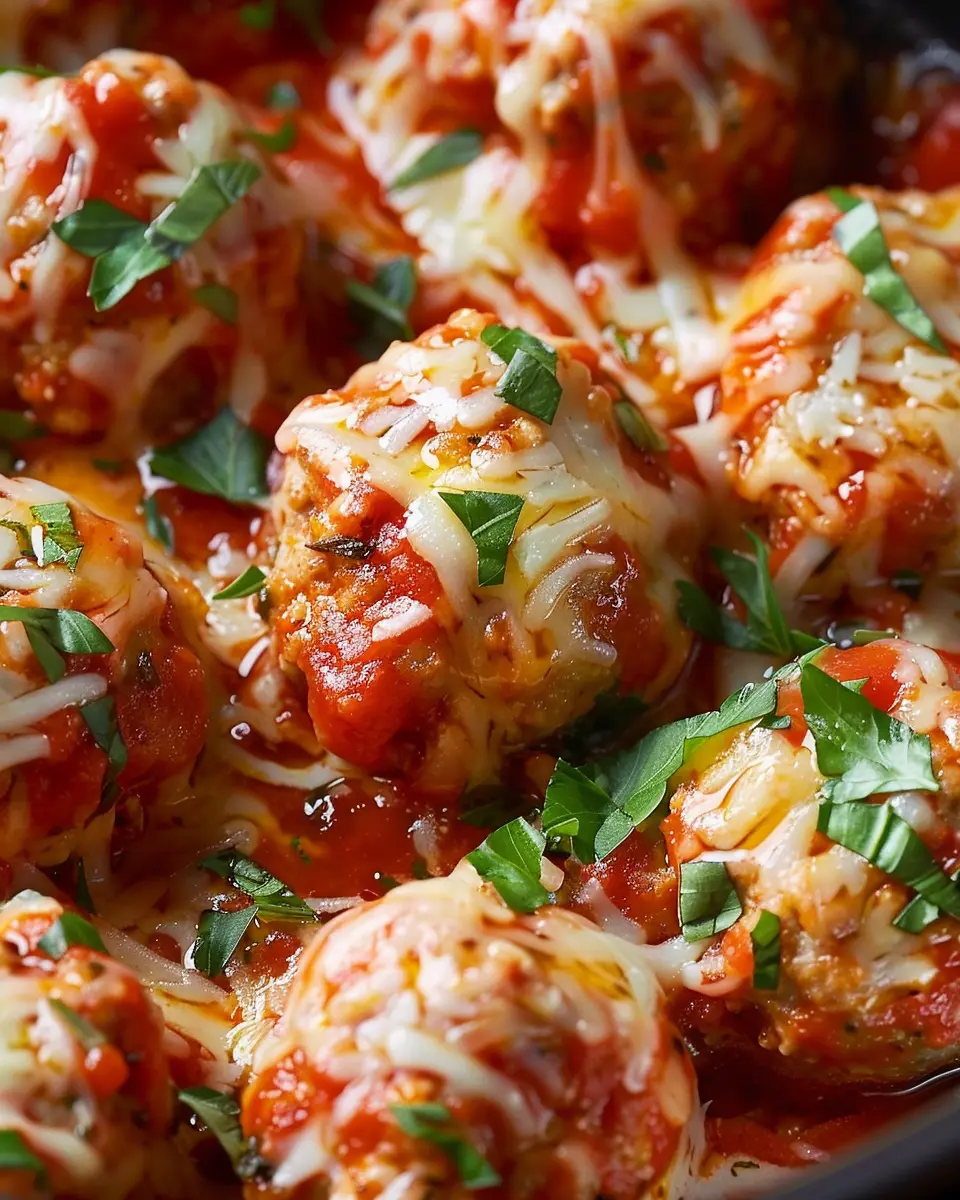 Slow Cooker Chicken Parm Meatballs: Easy Comfort Food Recipe