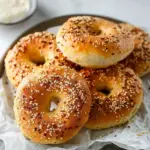 Simple 3 Ingredient Protein Bagels