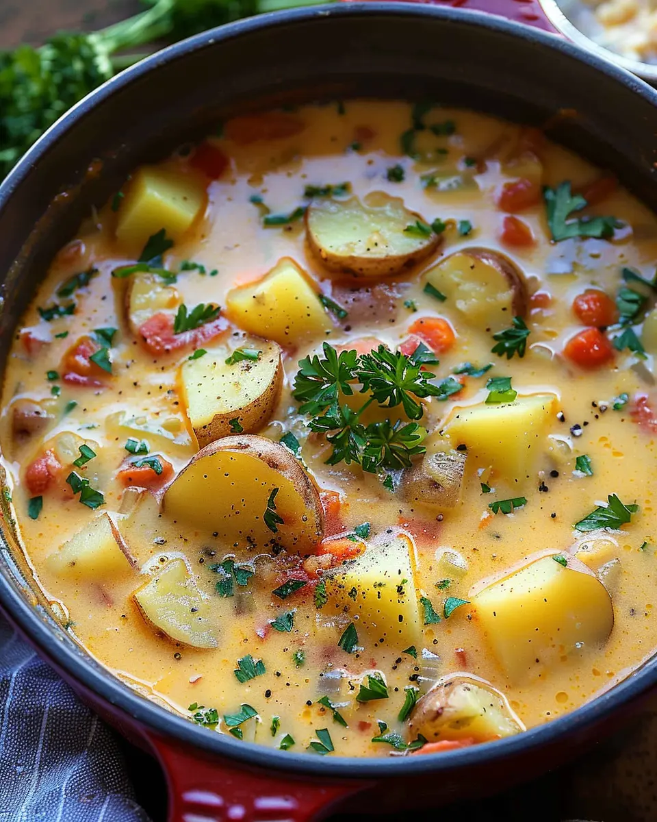 Cajun Potato Soup: Easy Comfort Food with Turkey Bacon Delight